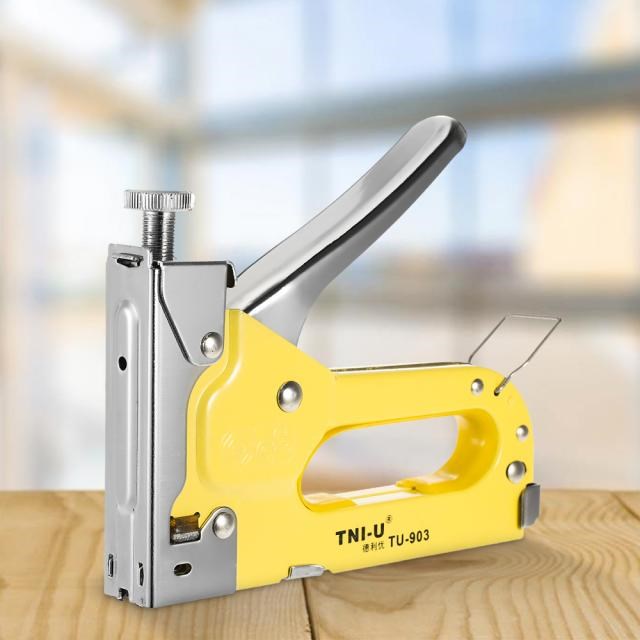 TNI-U TU-903 3 Ways Stapler Staple Heavy Duty Chrome U-Shape