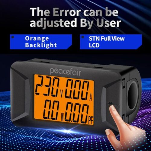 AC 40-400V 100A Digital Multimeter Voltage Current Meter Ele