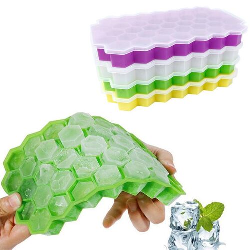 37 Cubes Silicone Mold Ice Maker Chocolate Mould Tray Ice Cr