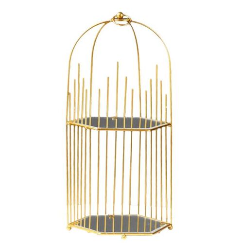 Nordic Simple Desktop Storage Rack Portable Hollow Bird Cage