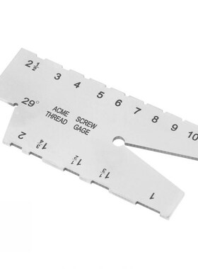 29 Degree Thread Gauge Stainless Steel Screw  Grinding Gage