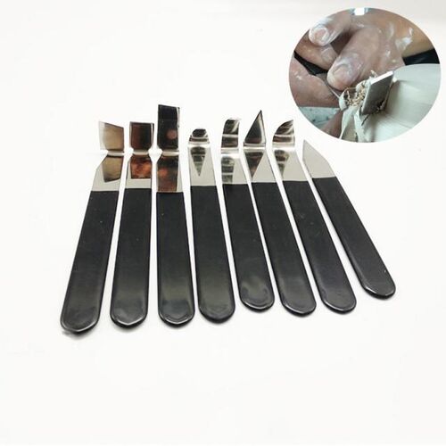 8pcs/lot Stainless Steel Pottery Clay ceramic tools Sculptur