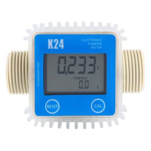 K24 Turbine Digital Oil Fuel Flow Meter Gauge For Chemicals