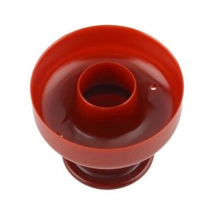 Plastic Waffle Donut Maker Cutter Flower Shape Dispenser Don