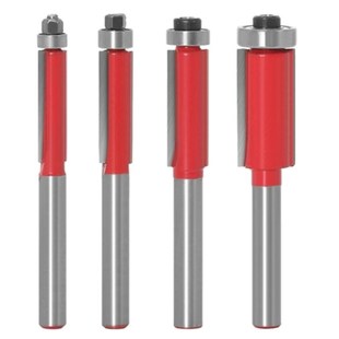Trim Bits Set Flush Router Pattern Shank Template