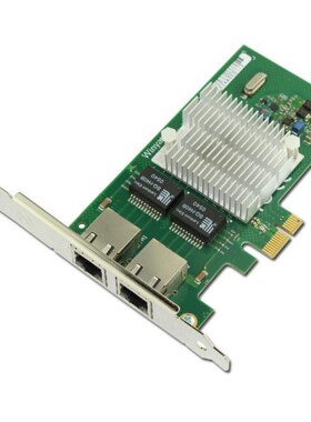 PCIe X1 Dual Port Gigabit Ethernet Network Adapter Card NH82