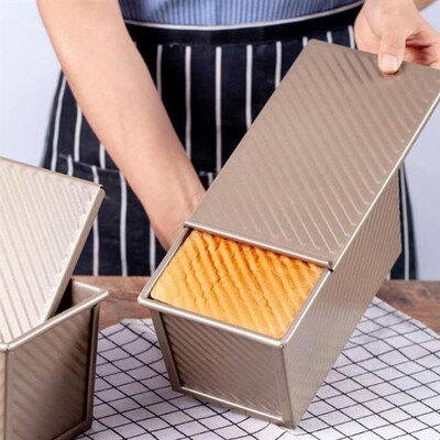 Toast Box Bread Mold  Loaf Pan Carbon Steel Non-Stick Bellow