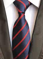 Classic 8cm Ties for Man  Silk Tie Luxury Striped Plaid thumbnail 7