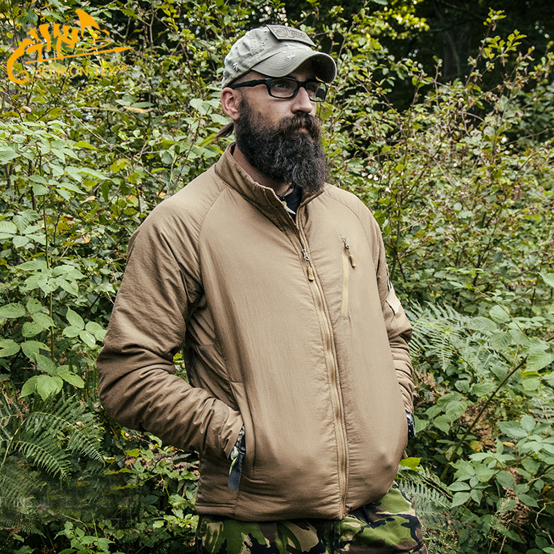 户外赫利肯棉服轻薄大码战术防风