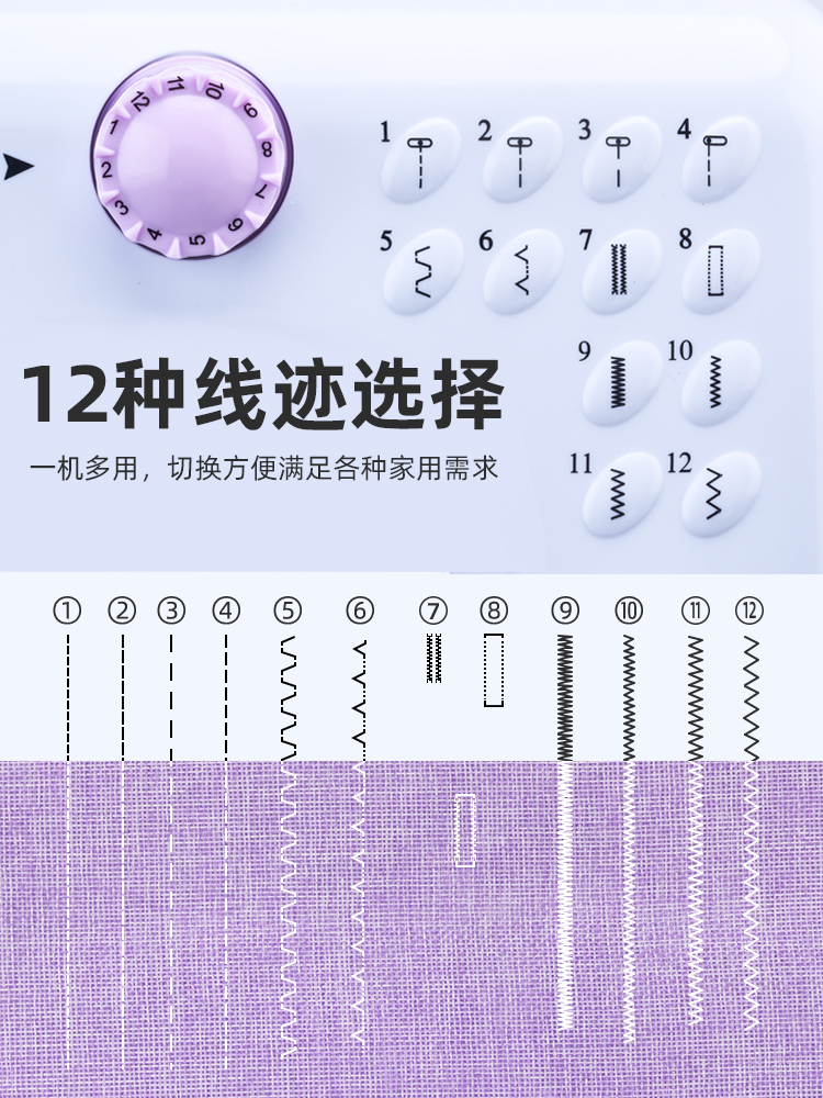 裁缝工具全套针线缝补神器全自动智能缝纫机新式锁边机专业封边机