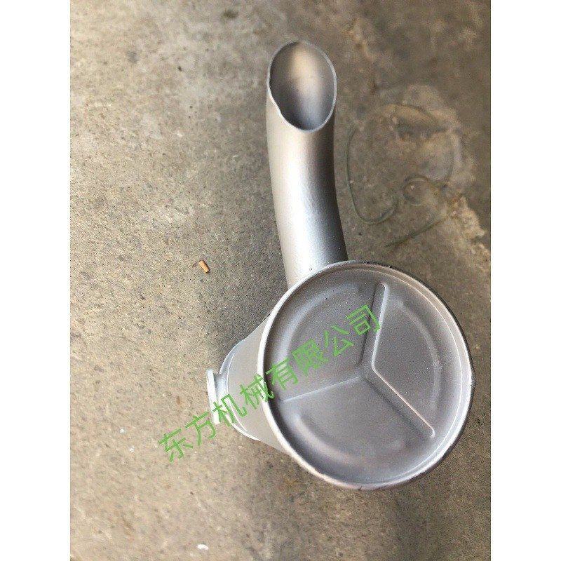 挖掘机配件力士德130-7/130-8/160-7消声器烟囱排气管消音器接管