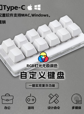 12键迷你usb炒股机打板器械键盘录音游自定义快捷键PS设计师办公