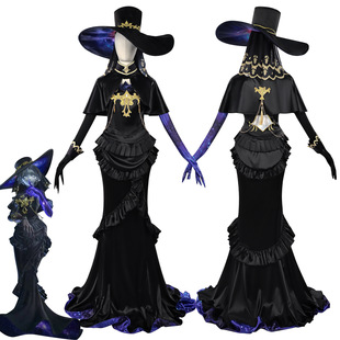 蛋仔逃出惊魂夜哑女cos服画中女郎成人儿童游戏同款二次元表演服