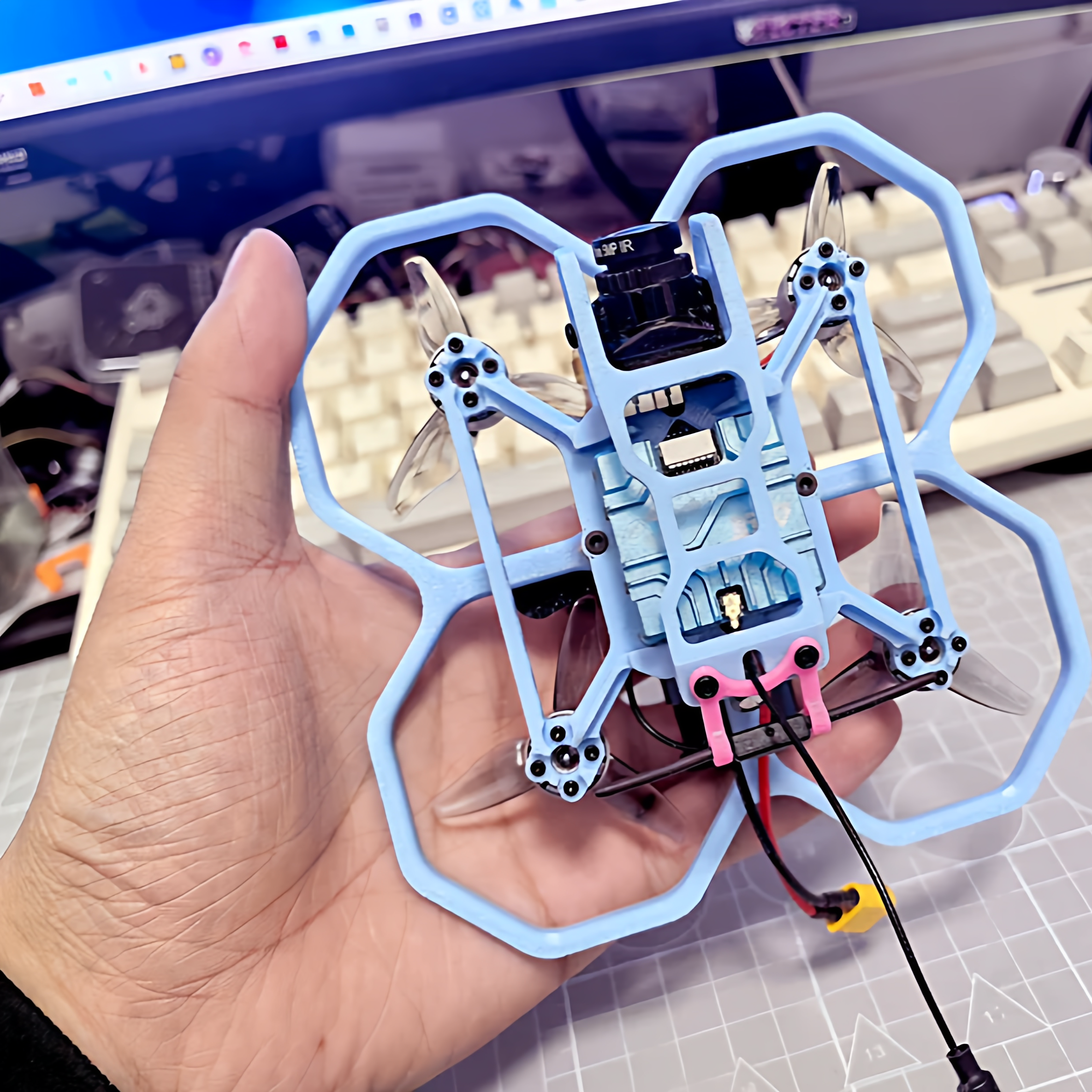 黑哥2寸新手穿越机3D打印机架