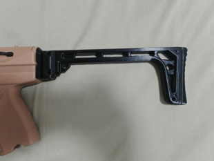 悍迪TEC9可折叠后托3D打印件悍迪tec9配件