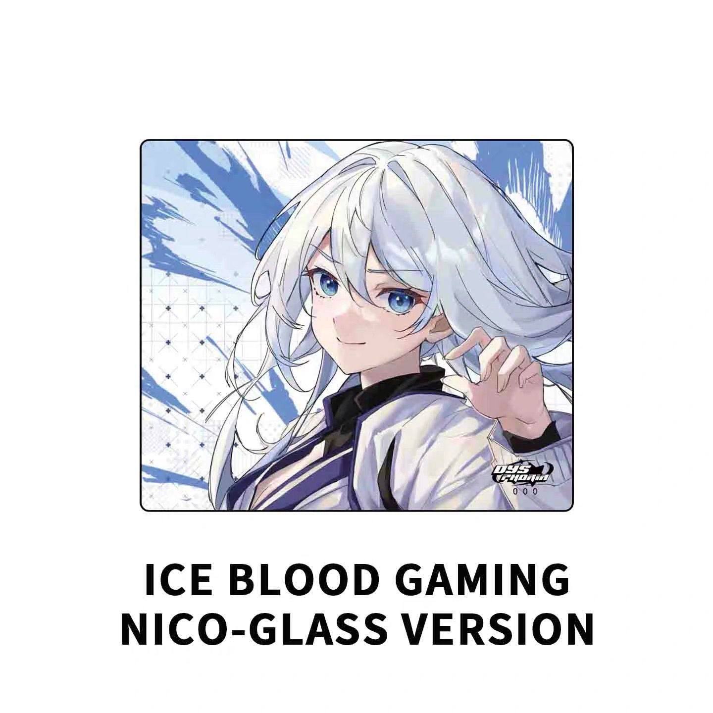 Iceblood Gaming Nico1.0 2mm二次元复刻钢化玻璃鼠标垫FPS瓦洲