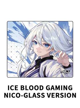 Iceblood Gaming Nico1.0 2mm二次元复刻钢化玻璃鼠标垫FPS瓦洲