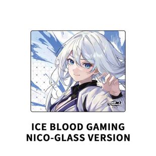 Iceblood Gaming Nico1.0 2mm二次元复刻钢化玻璃鼠标垫FPS瓦洲