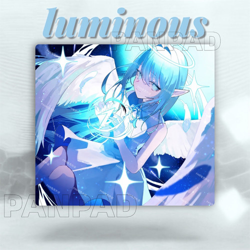 volzyck X luminous二次元动漫电竞钢化玻璃鼠标垫fps专用复刻版
