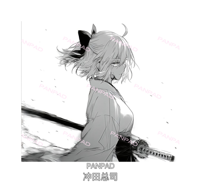 PANPAD冲田总司电竞钢化玻璃鼠标垫FPS电竞鼠标垫CS2无畏契约
