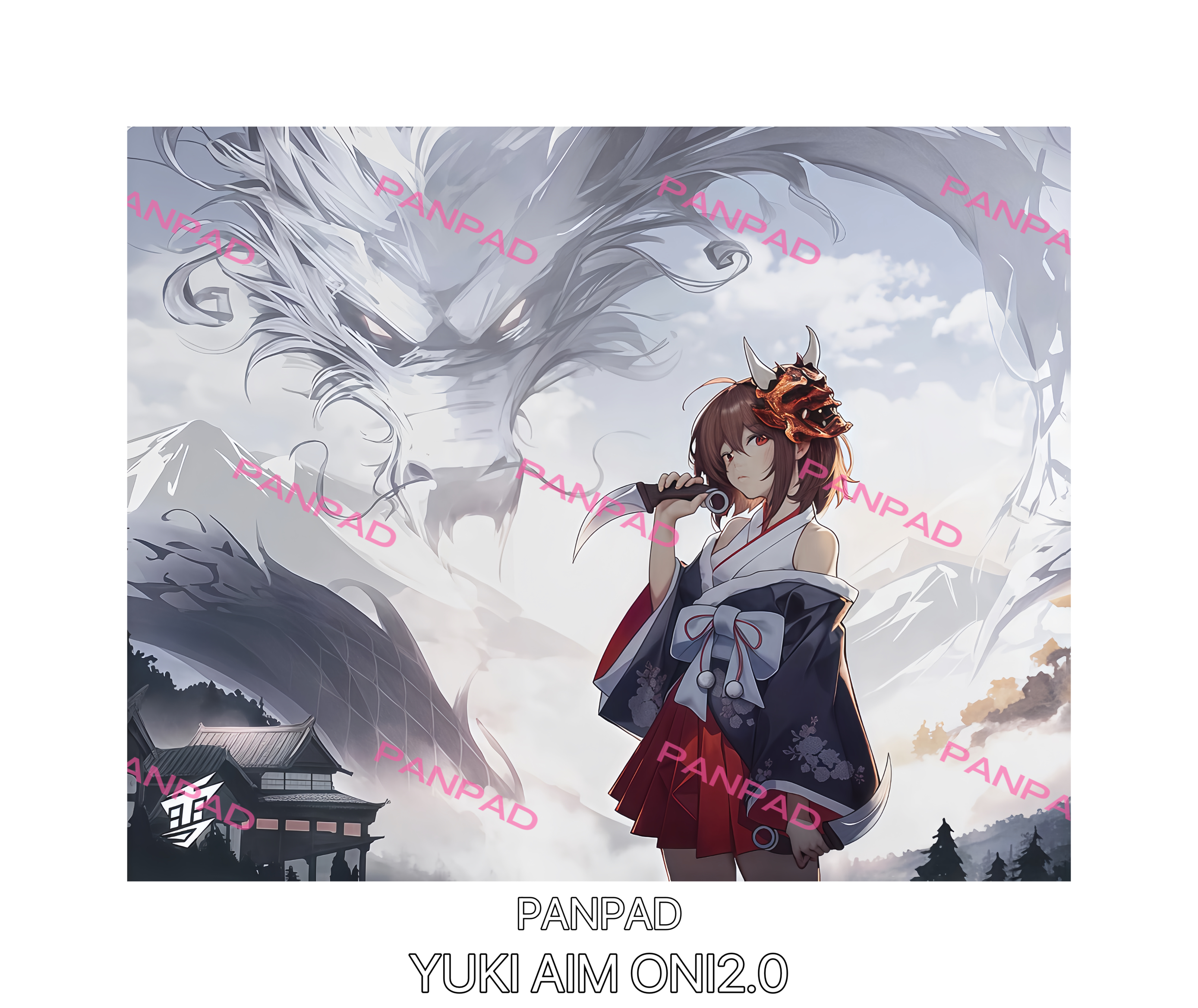 Yuki Aim Yuki Pad Oni 2.0 同款复刻电竞钢化玻璃鼠标垫限量版