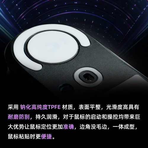 鼠标脚贴替换型 特氟龙罗技g502脚贴玻璃gpw二代3防塌陷冰版脚贴
