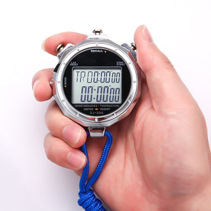 mysports秒表田径计时器健身训练跑步运动学生裁判比赛用电子计时