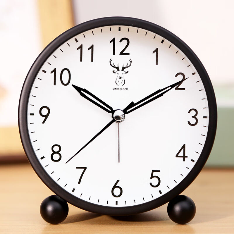 琉滋学生闹钟大音量夜光小闹钟学生用儿童床头电子时钟表钟面创意