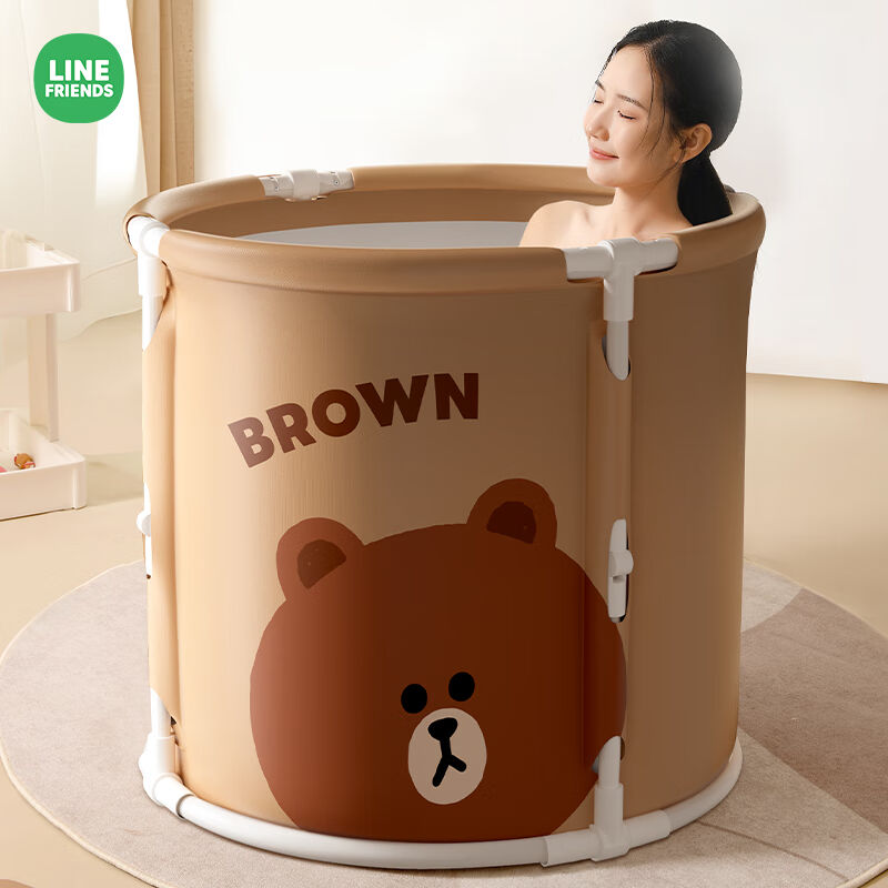 Creativeart泡澡桶大人可折叠浴盆全身家用浴缸沐浴桶儿童洗澡桶