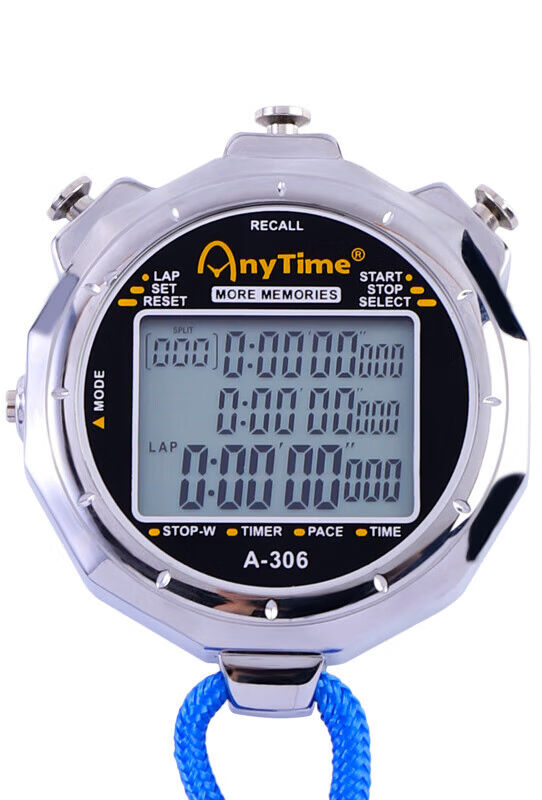 电子秒表计时器运动跑步健身游泳裁判健身田径训练学生比赛防水表