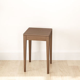 爱上黄昏实木椅子家用方形餐椅高脚木椅子餐厅吧台麻将休闲椅子可