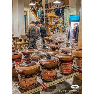 炭炉打边炉锅老式港式砂锅木炭炉商用火锅碳炉红泥炉子羊肉汤火锅