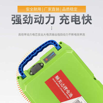电动割草机采茶机绿篱机水泵等园林工具24V36V48V20AH专用锂电池