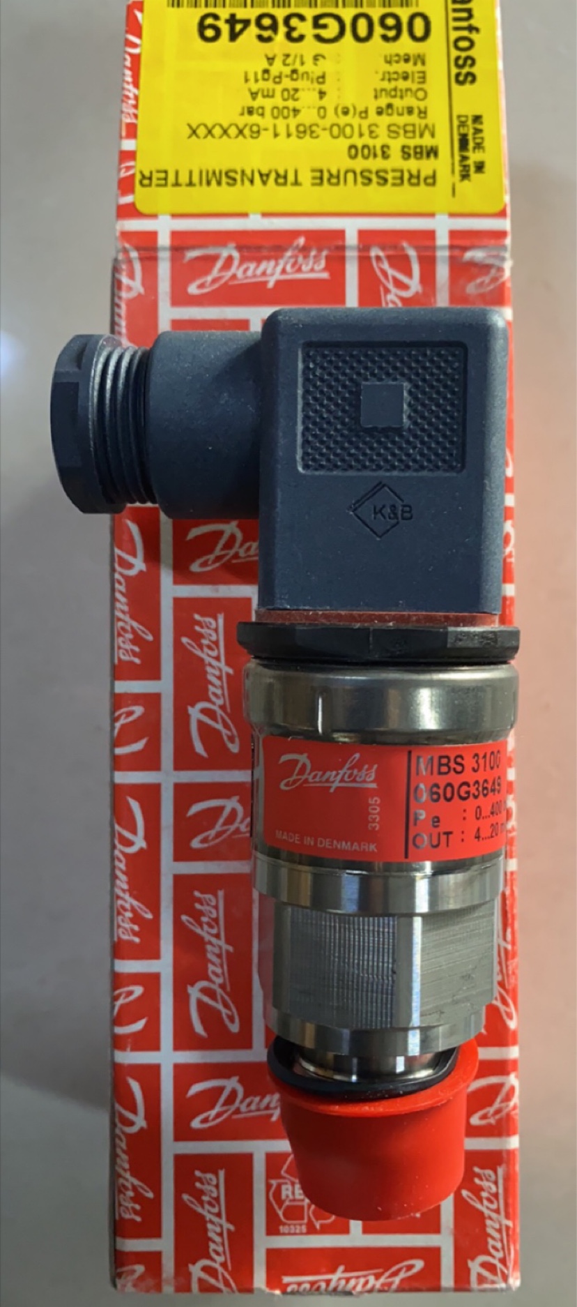 Danfoss丹佛斯MBS 3100 060G3649 传感器全新现货议价