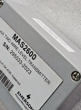 EMERSON MAS2600 -G40-15-4/2P 模块全新现货议价