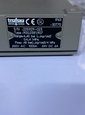 trafag压力开关 900.2381.907 全新现货议价