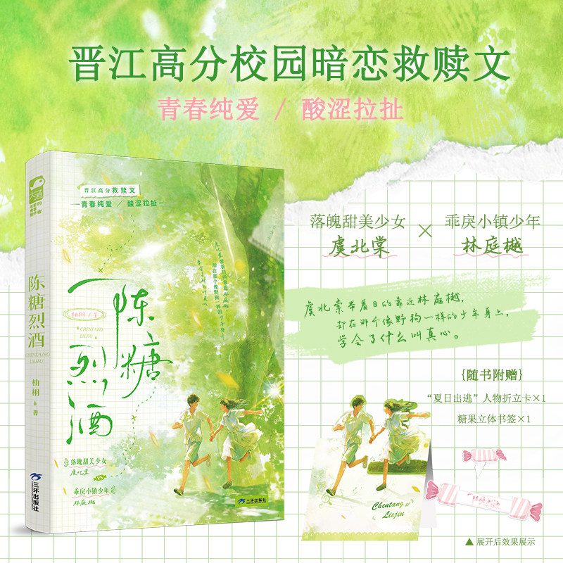 陈糖烈酒 晋江高分救赎文 小镇文学青春纯爱酸涩拉扯 落魄甜美少女虞北棠×乖戾小镇少年林庭樾 青春纯爱/酸涩拉扯校园小说 - 实物图