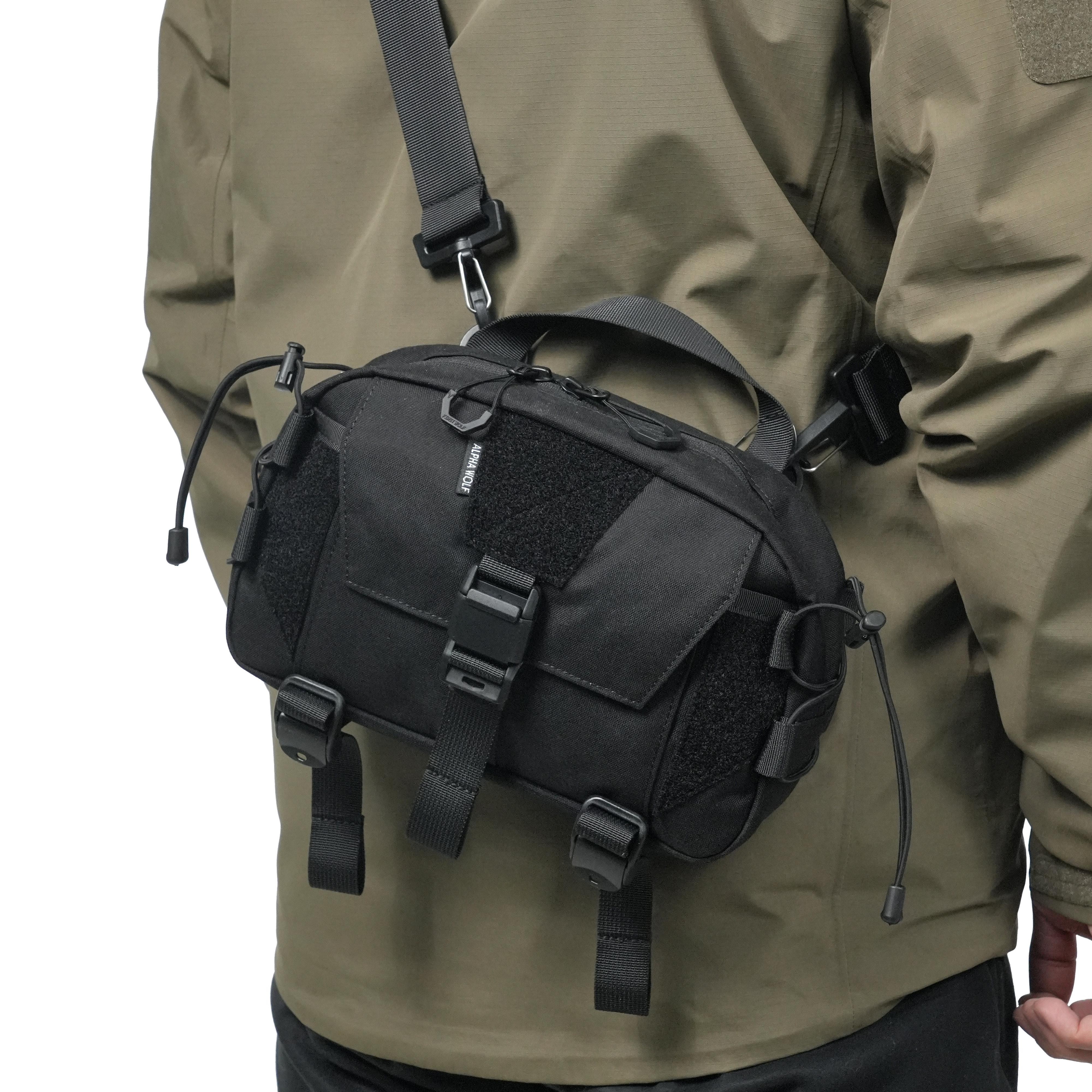 雀跃二代斜挎包磁吸快速反应挎包战术机能包EDC轻便单肩背男胸包