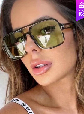 英国moleubak欧美飞行员复古双梁太阳眼镜新款高级感太阳镜防