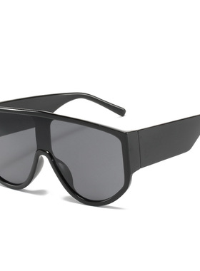 英国moleubak新款连体太阳镜 欧美个性大框一体墨镜 百搭炫彩