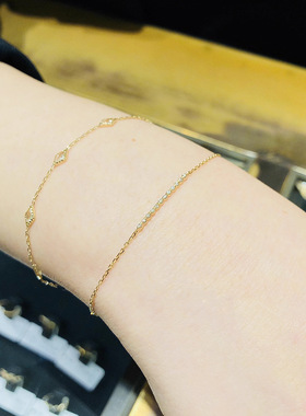 日系奢华一字一排钻 超细联排钻石黑尖晶石吊坠s925银镀10K金