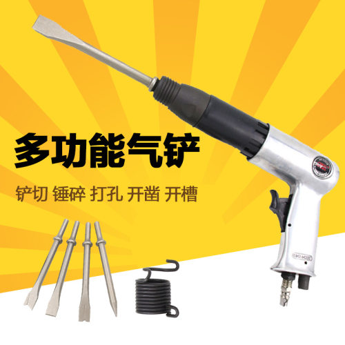 台湾欧维尔OW-220P针式铲式两用除锈器19针4铲尖气铲220mm气动凿