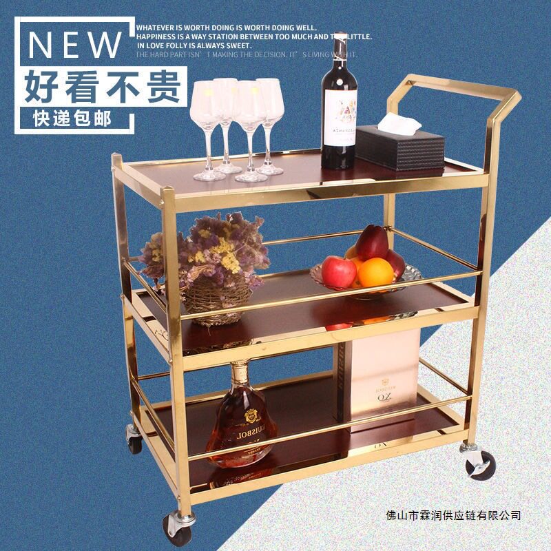 餐车手推车酒水车餐厅酒店手推送餐车活动茶水车KTV小吃点心商用