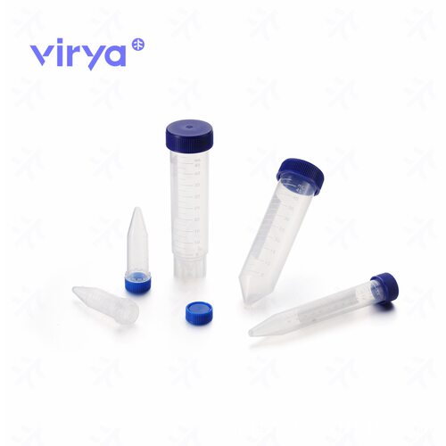 VIRYA离心管15mL聚丙烯EO灭菌，耐温-80~121白色书写区转速12500