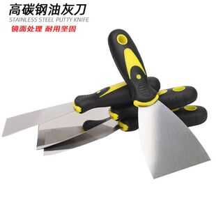 不锈钢油灰刀铲刀加厚清洁刀腻子刀刮刀灰刀铲子抹刀小铲刀腻子铲