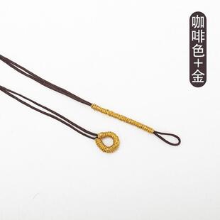 71线编绳拉环扣线圈小滴溜diy配件文玩绳扣吊坠项链挂件连接扣头