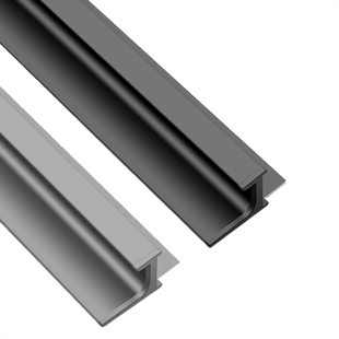 免开槽L型拉手厨房橱柜隐形衣柜门把手长款柜子抽屉隐藏嵌入式厚