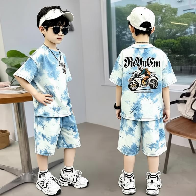 男童套装儿童夏季新款速干短袖