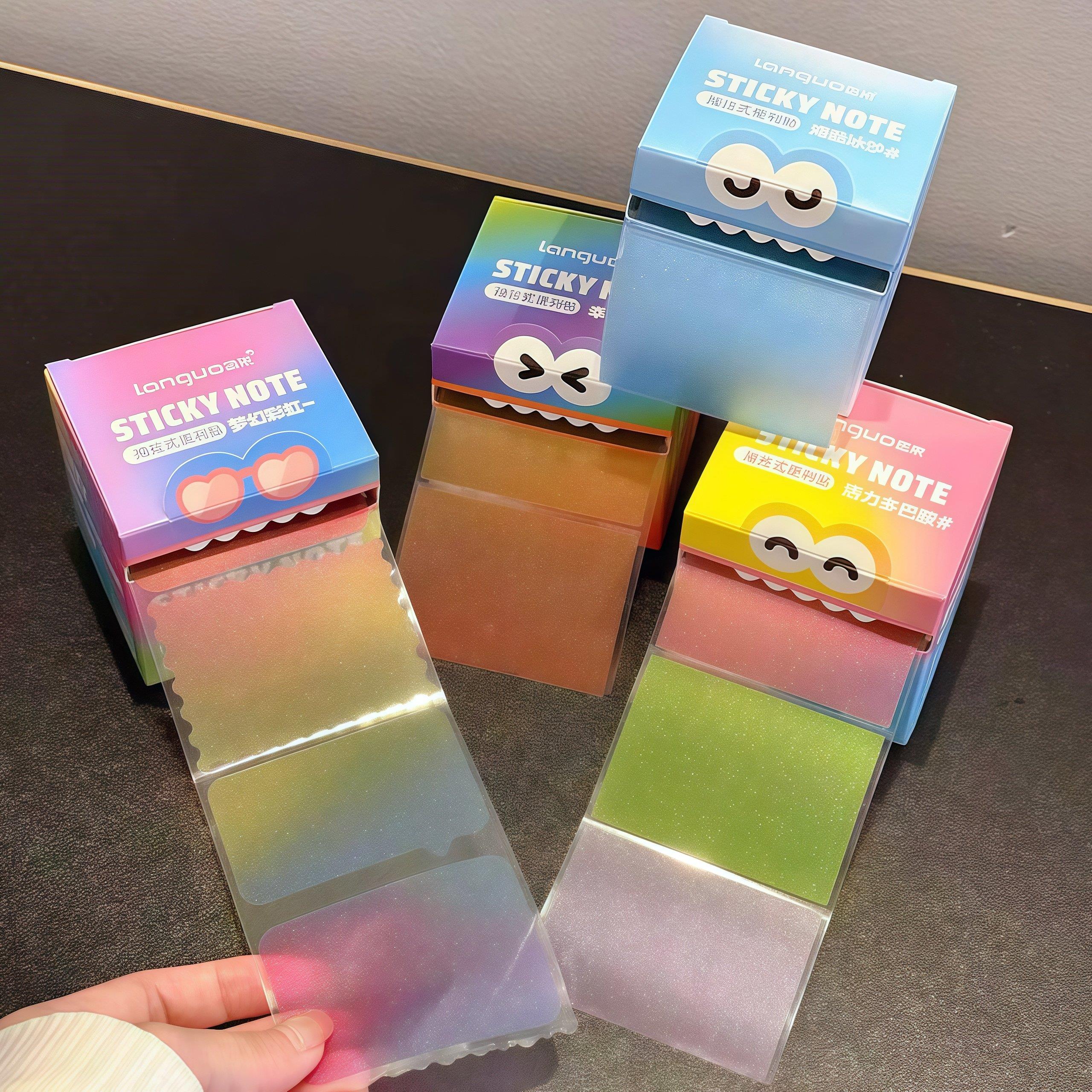上门取件家用退货贴纸快递取件码提示标签珠光速干不留痕便利贴纸