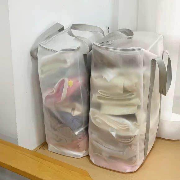 换季衣物收纳袋大容量衣服收纳储物箱密封防潮防尘透明可视收纳袋